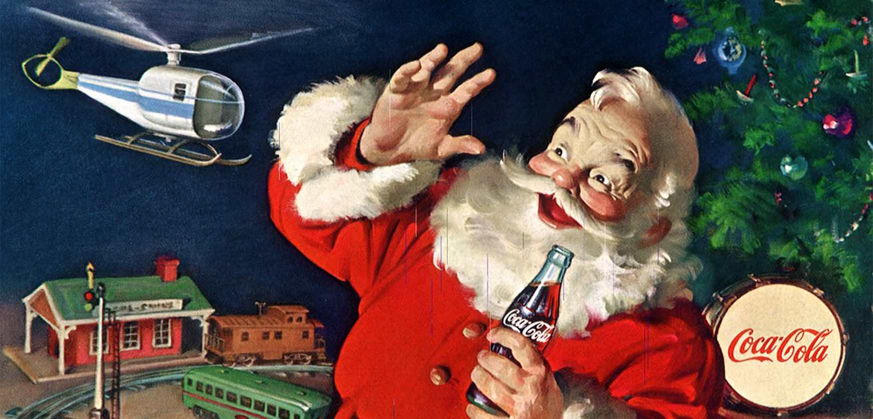 coca cola santa